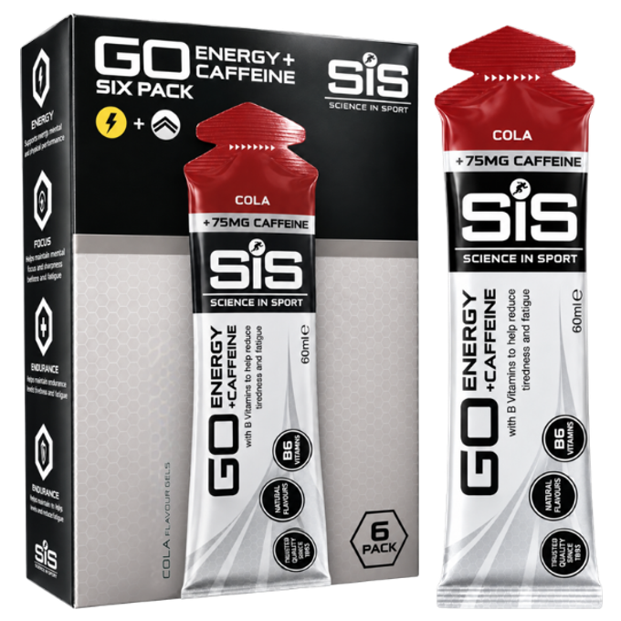 GO Six pack Energy + Caffeine Gels
