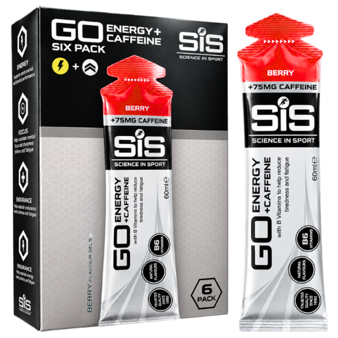 GO Six pack Energy + Caffeine Gels