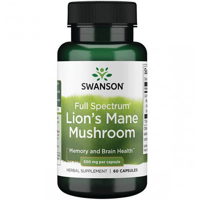 Full Spectrum Lion`s Mane Mushroom 500mg