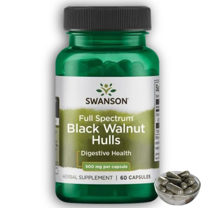 Black Walnut Hulls 500 mg