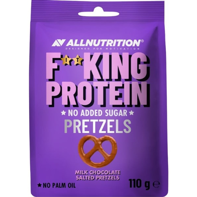 FITKING Protein Pretzels Milk Chocolate Salted Pretzels